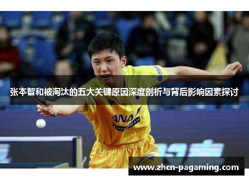 张本智和被淘汰的五大关键原因深度剖析与背后影响因素探讨